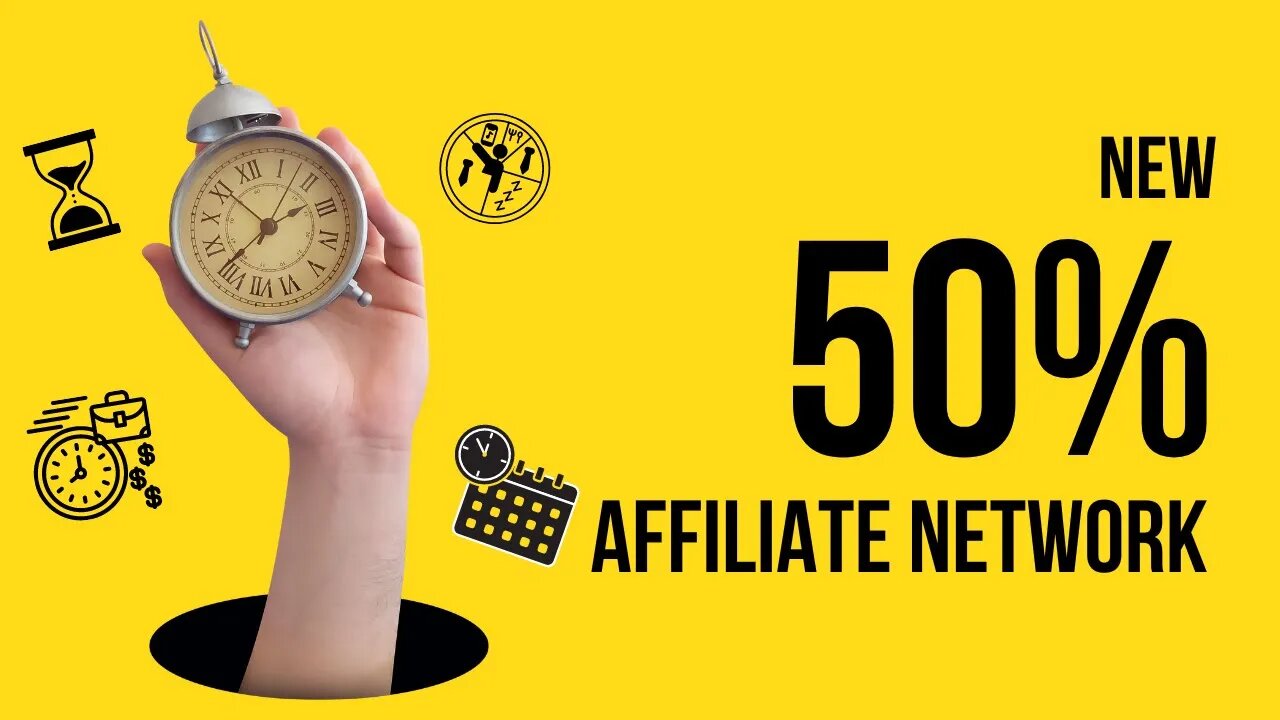 Join my new affiliate marketing network (50% commissions)