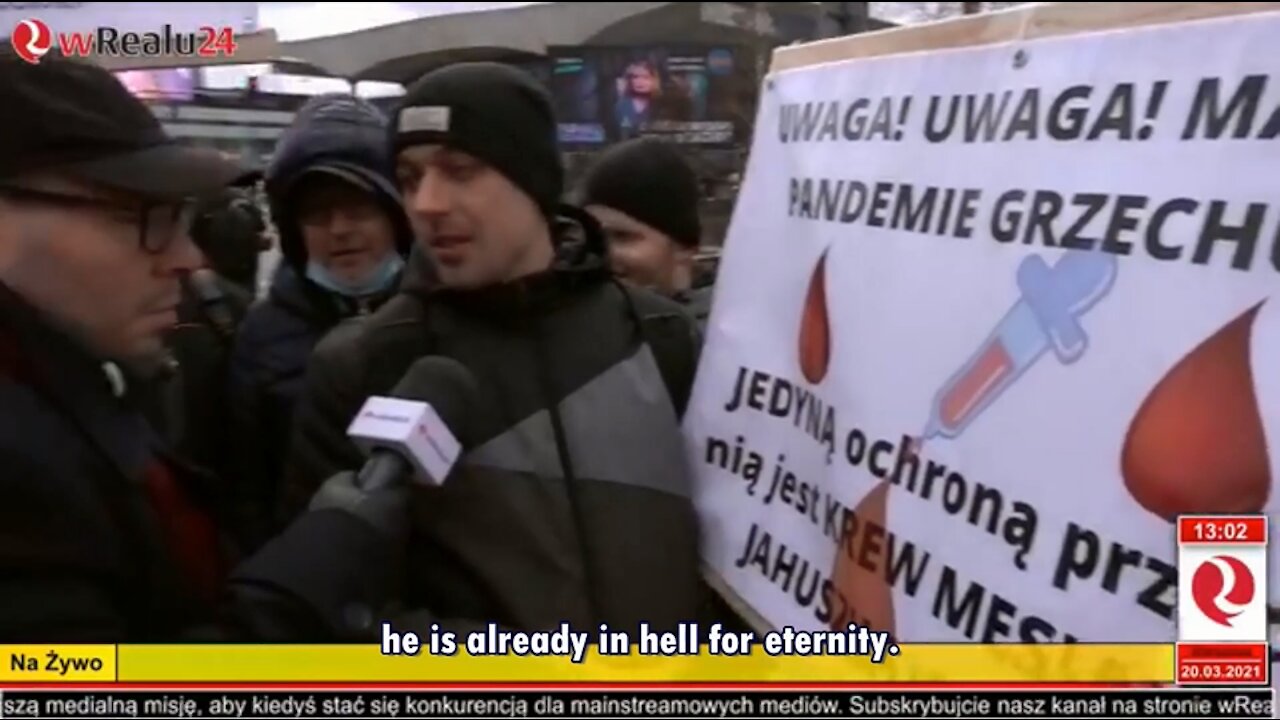 The 'March for Freedom' Protests - LIVE TV Interview! AmightyWind Polish Youth Minister Reads Elisheva Eliyahu's Prophecy 3.20.21