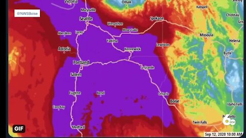 Smoke moving into the valley this weekend