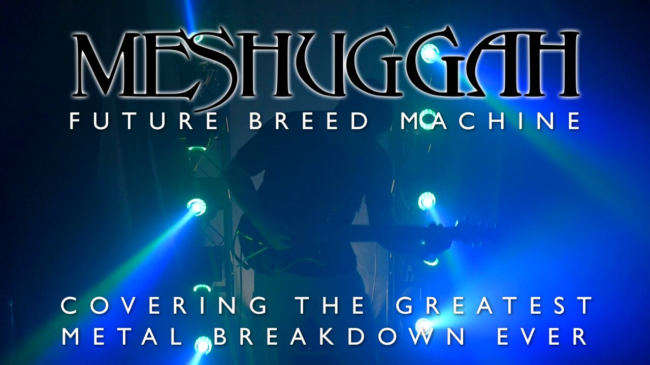 Meshuggah - Future Breed Machine - cover of the greatest metal breakdown of all time!