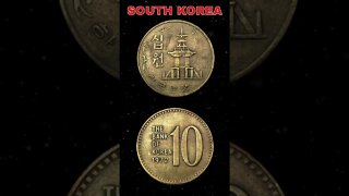 South Korea 10 Won 1972. #shorts #coinnotesz #viral