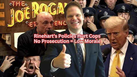 Joe Rogan & Trump: Defunding the Police is a Disaster – Eric Rinehar’s Policies Hurt Our Cops Morale