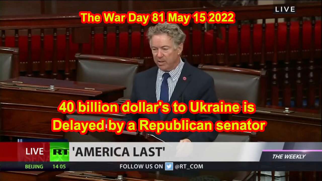 40 billion dollar's to Ukraine is delayed by a Republican senator