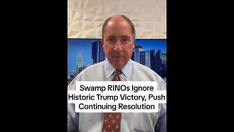 Swamp RINOs Ignore Historic Trump Victory, Push Continuing Resolution