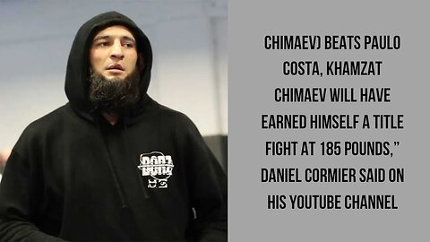 Khamzat Chimaev is predicted to win UFC 294 and secure a championship match.