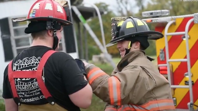 Inspiring Volunteer Firefighter With Cerebral Palsy