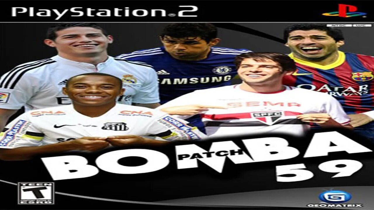 BOMBA PATCH 59 (PS2) BRASILEIRÃO GEOMATRIX