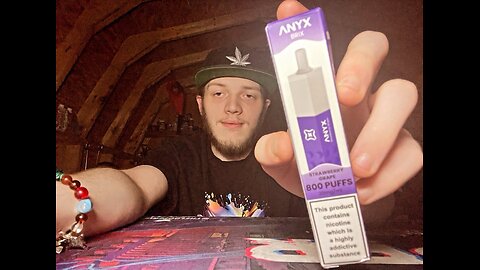 Reviewing ANYX Brix Strawberry Grape 800 puffs vape!!