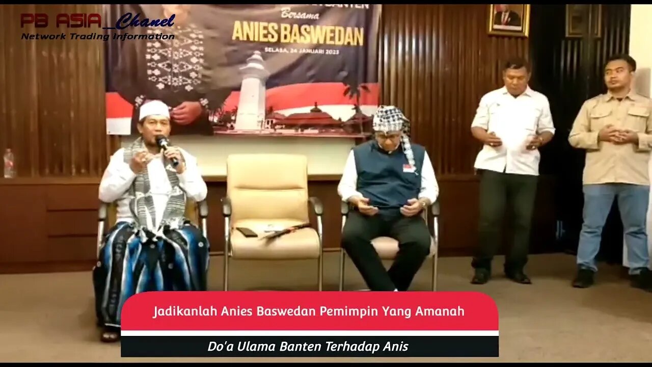 Viral #anisbaswedan Mendapatkan Do'a Dari Ulama Banten