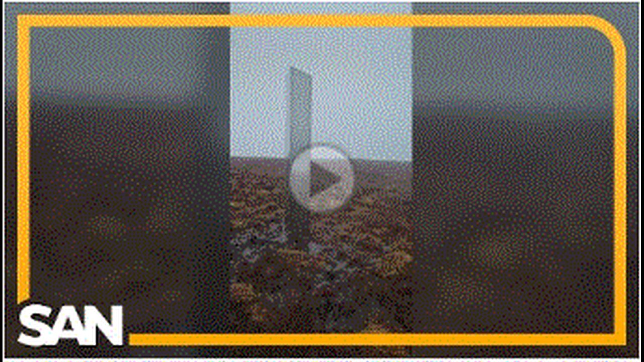 Mysterious steel monolith appears in Wales, baffling locals