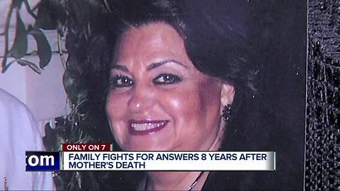 Metro Detroit family fights for answers 8 years after mother's death