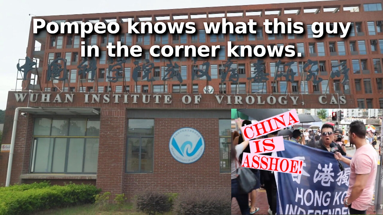 Swamp Creature Pompeo Shows He is Not China’s Guy, Says Wuhan Institute of Virology Origins of COVID