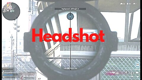 Please don't laugh at my close range headshot you guys — Warzone