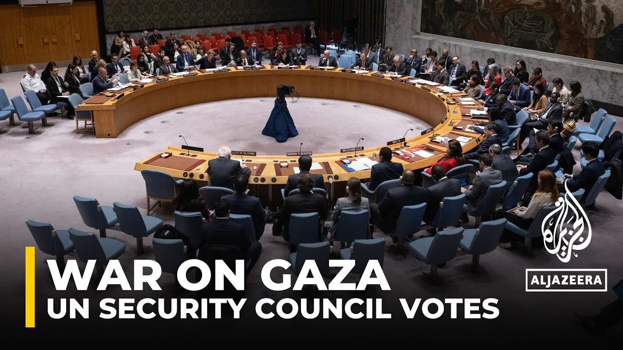 UNSC set to vote on a resolution calling for a suspension of hostilities in Gaza