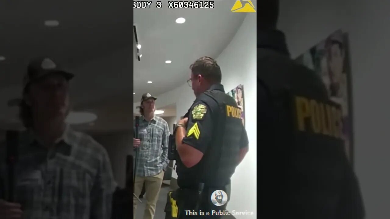 Frauditor Trespassed & Arrested at City Hall! #shorts