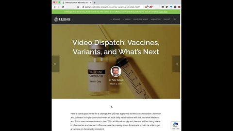 Vaccines, Variants, and What’s Next - written by Peter Zeihan
