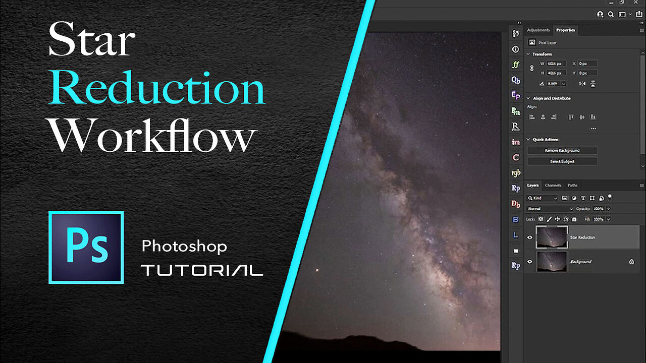 Star Reduction Workflow