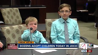 Joy fills Johnson County courtroom on National Adoption Day