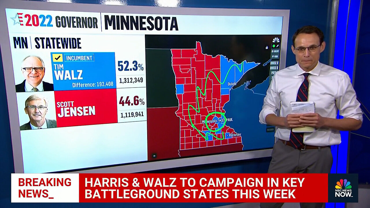 MSNBC Data Guru Has Bad News For Democrats About Tim Walz