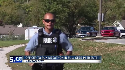 Kansas police officer to run marathon in full gear