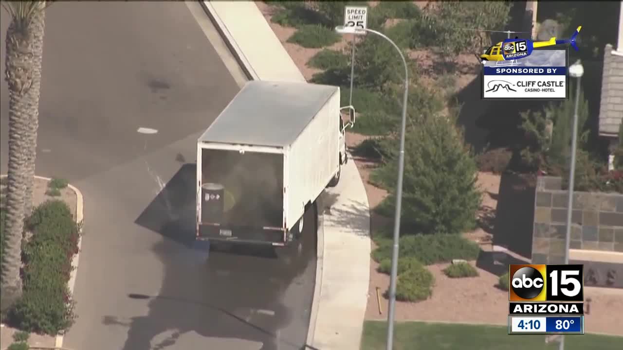 Chandler crash causes phosphorus spill, homes evacuated