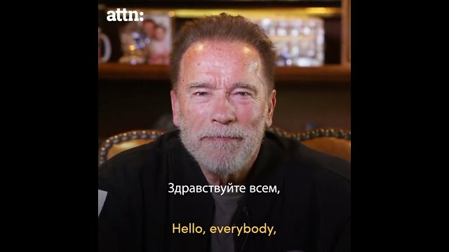 Message to Russians by Schwarzenegger
