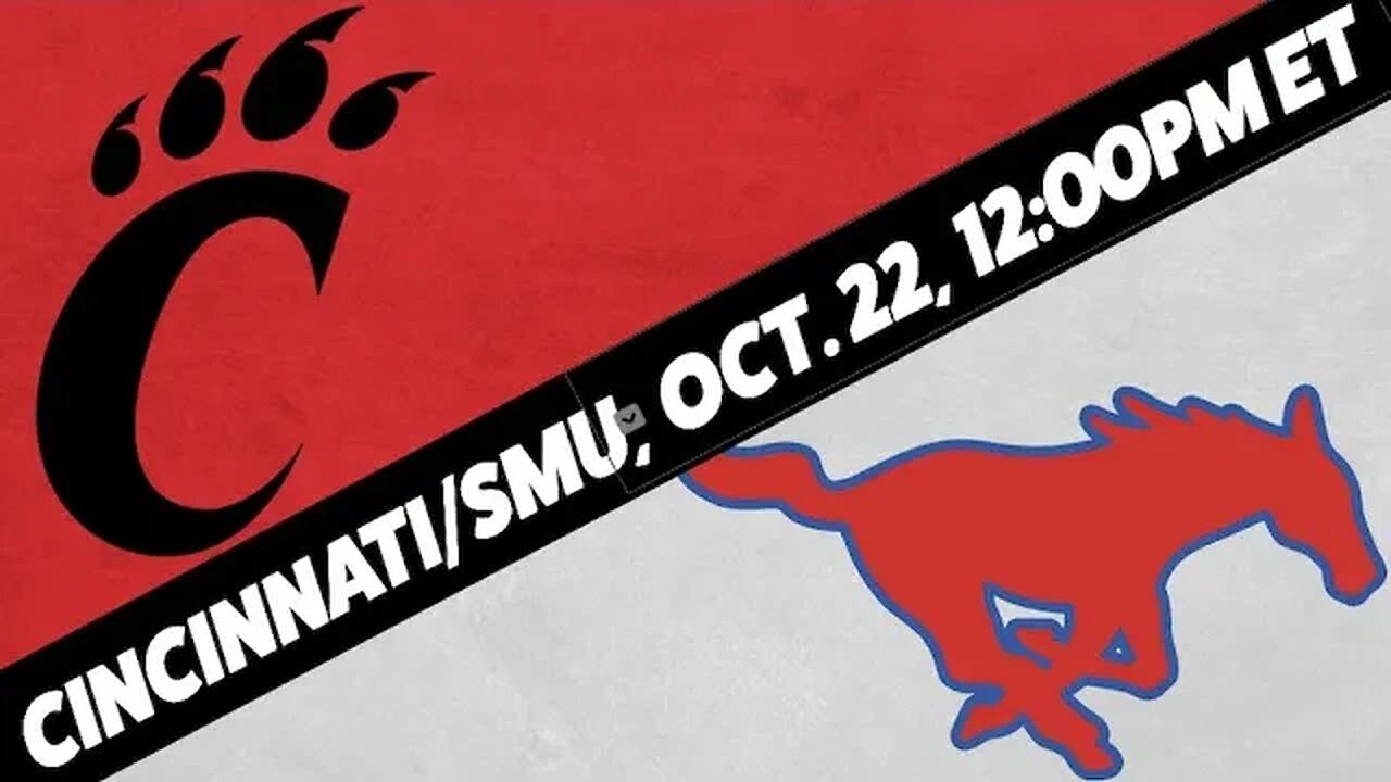 SMU vs Cincinnati Picks, Predictions & Odds | College Football Week 8 Betting Preview | Oct 22