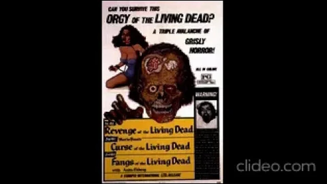 ORGY OF THE LIVING DEAD Triple Feature spot