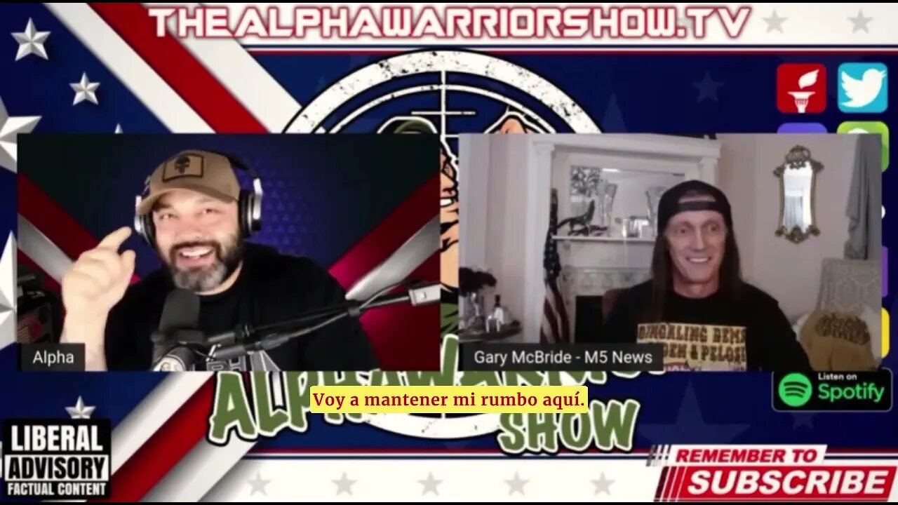 Gary McBride en The Alpha Warrior Show discutiendo lo que se necesita y los riesgos.