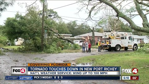 NWS confirms tornado in New Port Richey