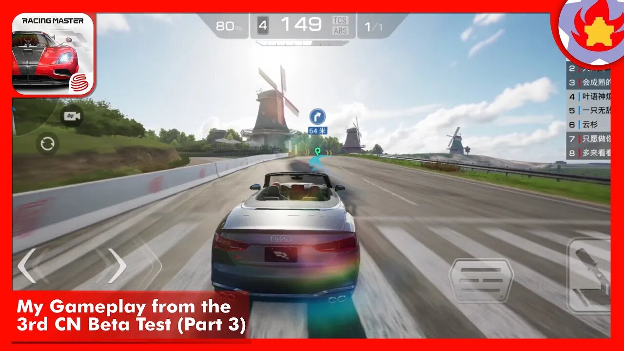 My Gameplay from the 3rd CN Beta Test (Part 3) | Racing Master