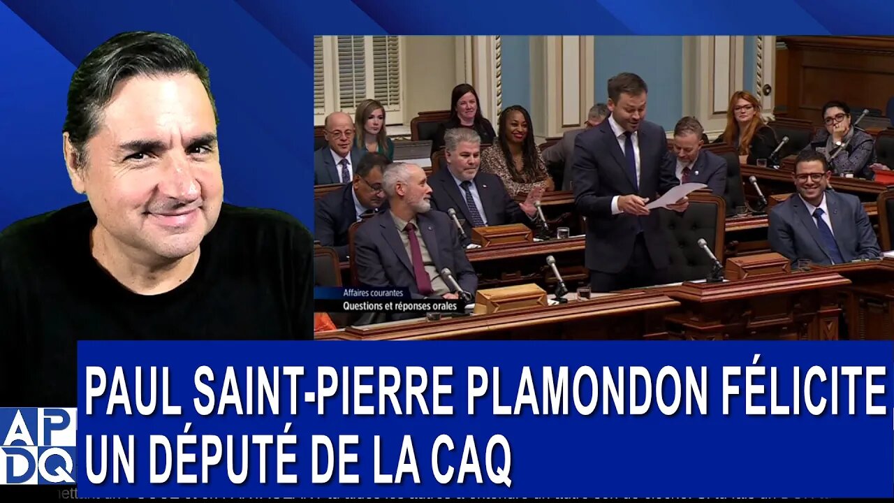 PSPP félicite un député de la CAQ