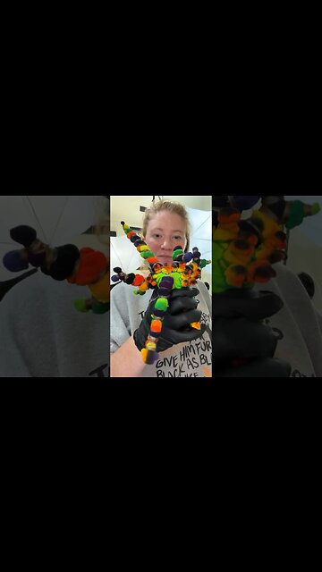 Halloween Art | Tie Dye (12 Hour Piece) #shorts #tiedye #art #halloween #handmade #craft