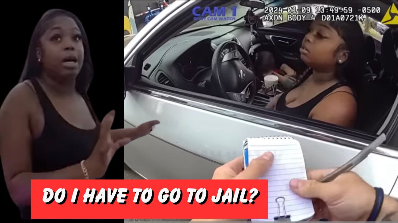 Entitled habitual liar caught with Suspended License