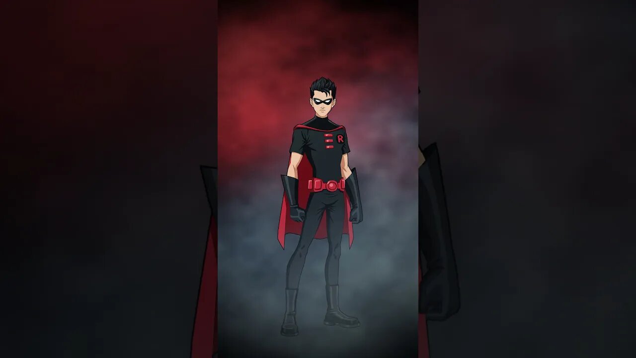 #Robin (Teen Titans) Black and Red #shorts