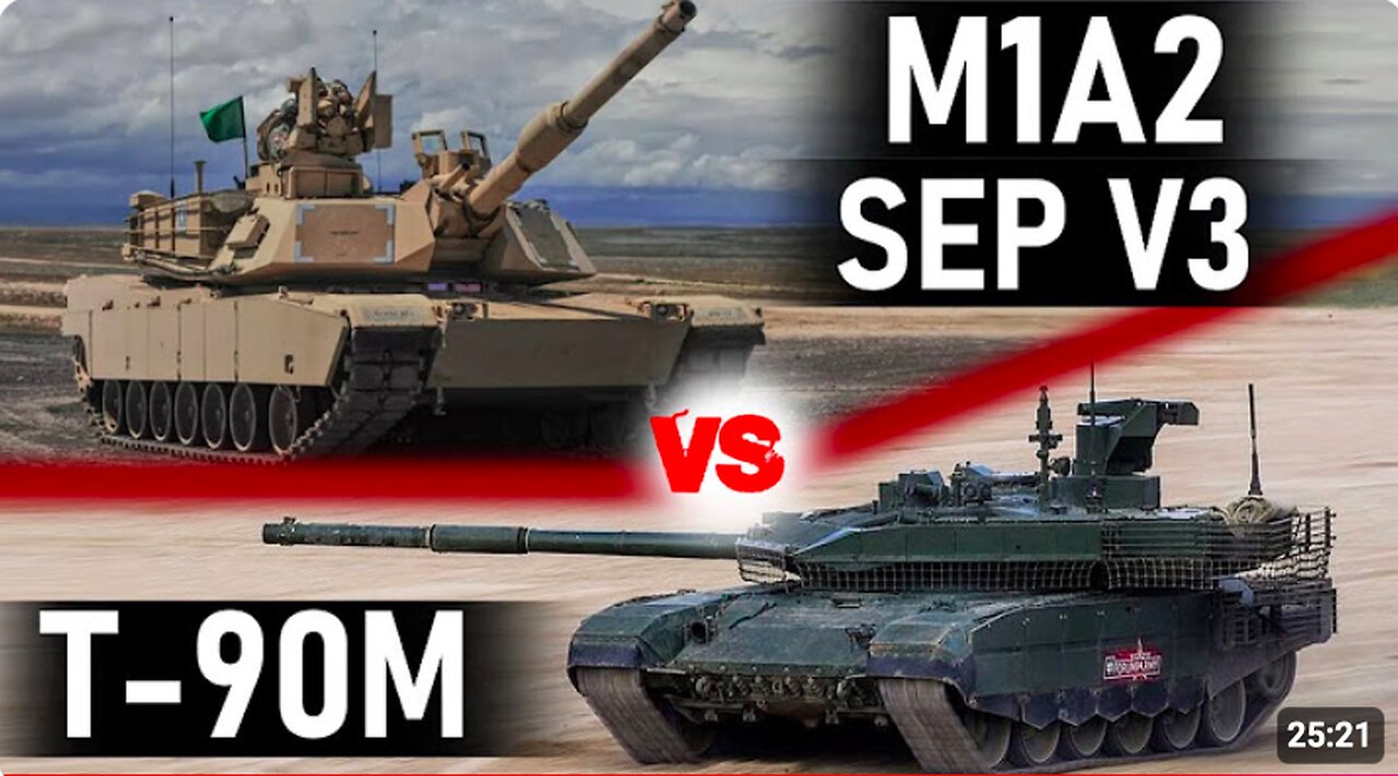 T-90M vs ABRAMS M1A2 SEP V3 - In depth comparison - MilTec