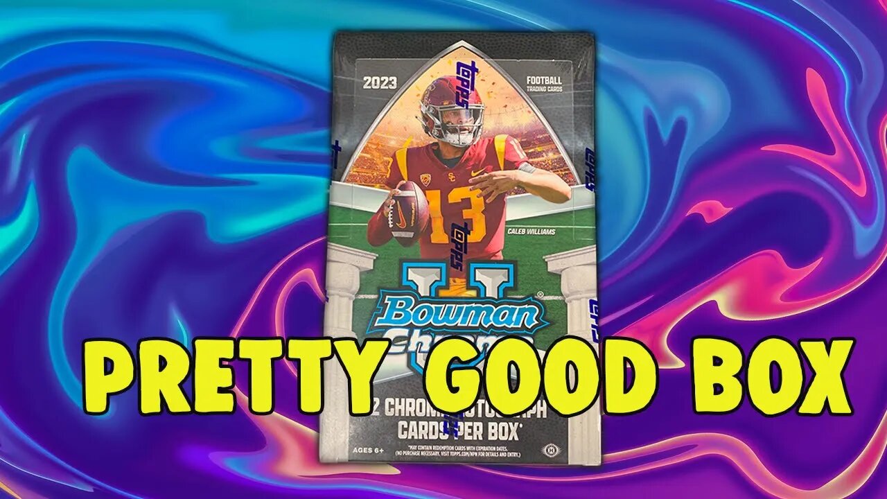 TOP QB HIT! (2023 Bowman Chrome University Football)