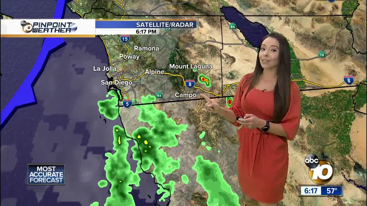 10News Pinpoint Weather with Meteorologist Angelica Campos