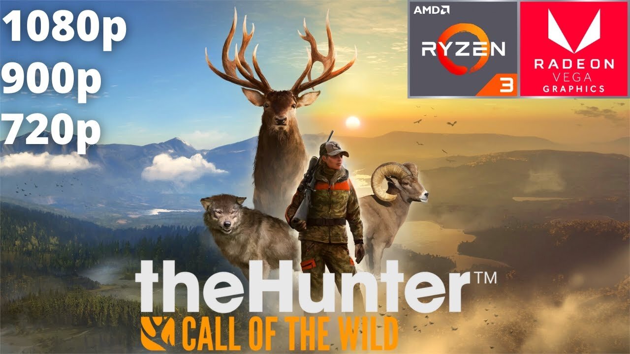 theHunter: Call of the Wild - Ryzen 3 3200G Vega 8 & 16 GB RAM/8 GB RAM/1X8 GB RAM