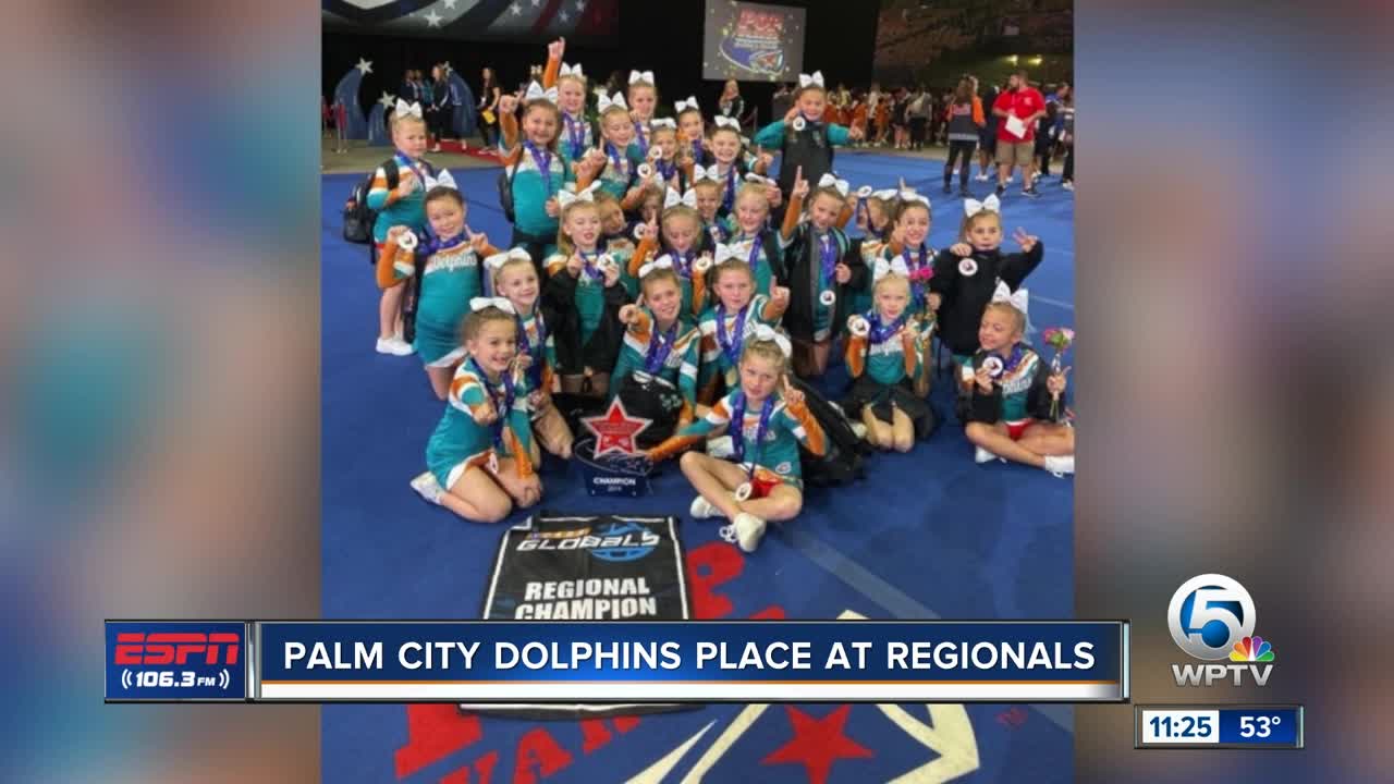 Palm City Dolphins Cheerleaders advance to Nationals 12/3