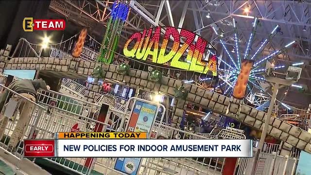 Indoor Amusement Park policy changes