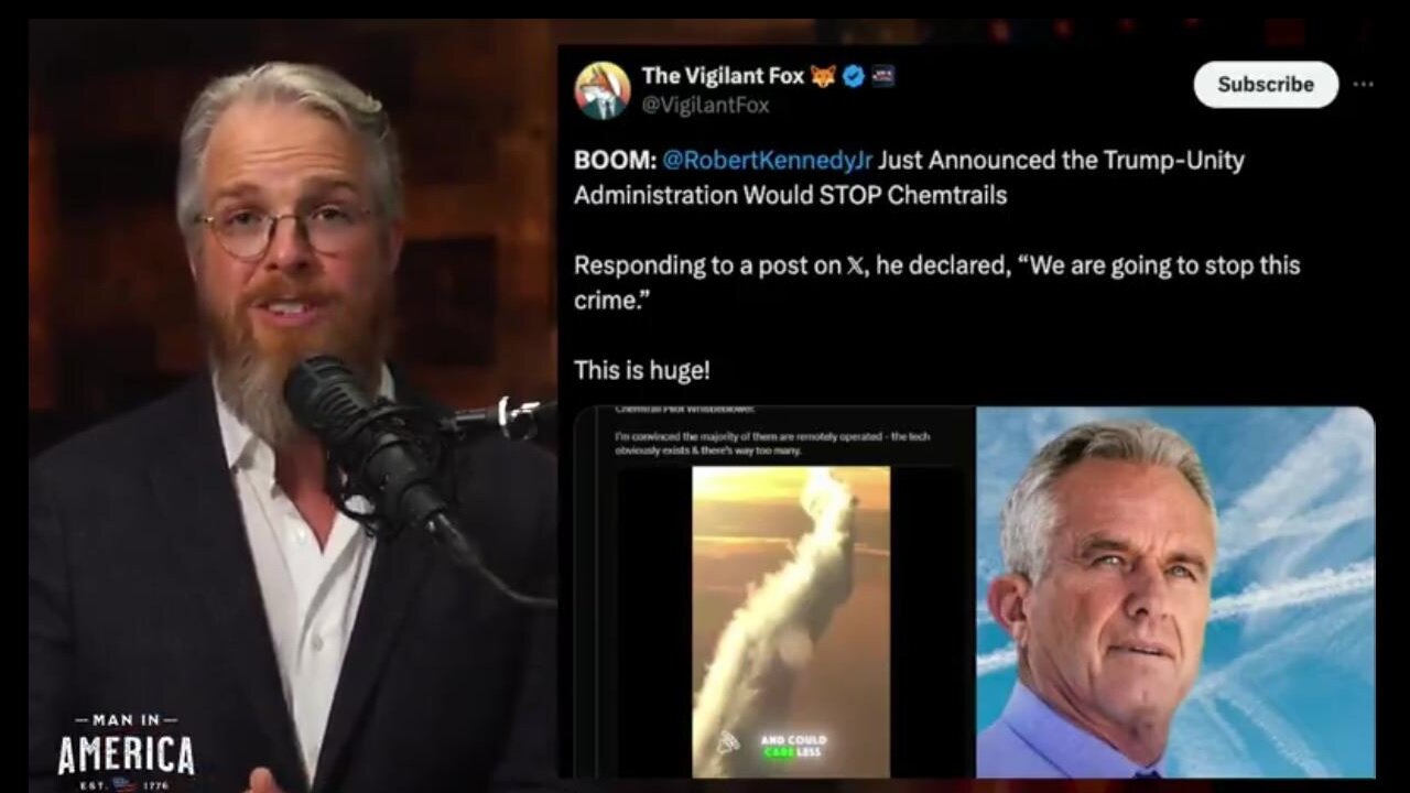 💥BOOM💥 RFK Jr - The Trump Admin will STOP the Crime of Chemtrails! [Clip]