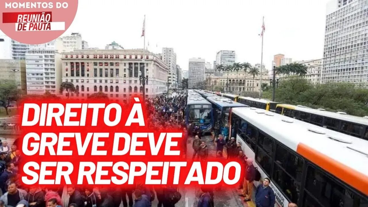 Polícia tenta impedir greve de condutores em São Paulo | Momentos do Reunião de Pauta