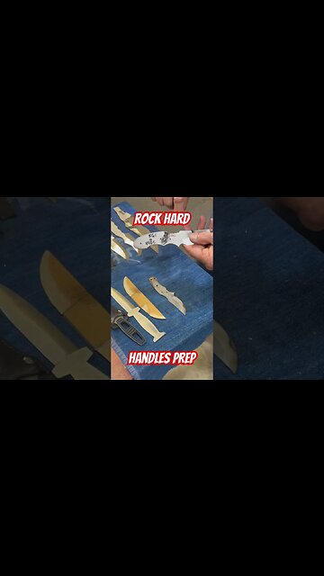 Skinner: Handle Prep #homemade #metal #knife #montana