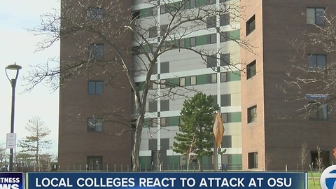 local colleges react to attack at osu