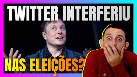 ELON MUSK suspeita que TWITTER favoreceu a ESQUERDA na ELEIÇÕES BRASILEIRAS