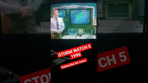 1996 Storm watch 5 #shorts #weather #storm #watch #oldnews