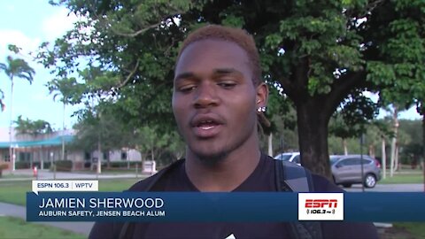 Jamien Sherwood awaits his NFL Draft call