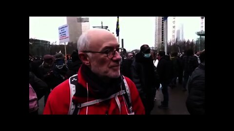 Duizenden protesteren tegen het Covid Beleid in Brussel