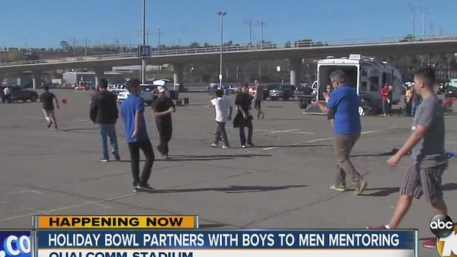 Holiday Bowl partners with Boys To Men mentoring